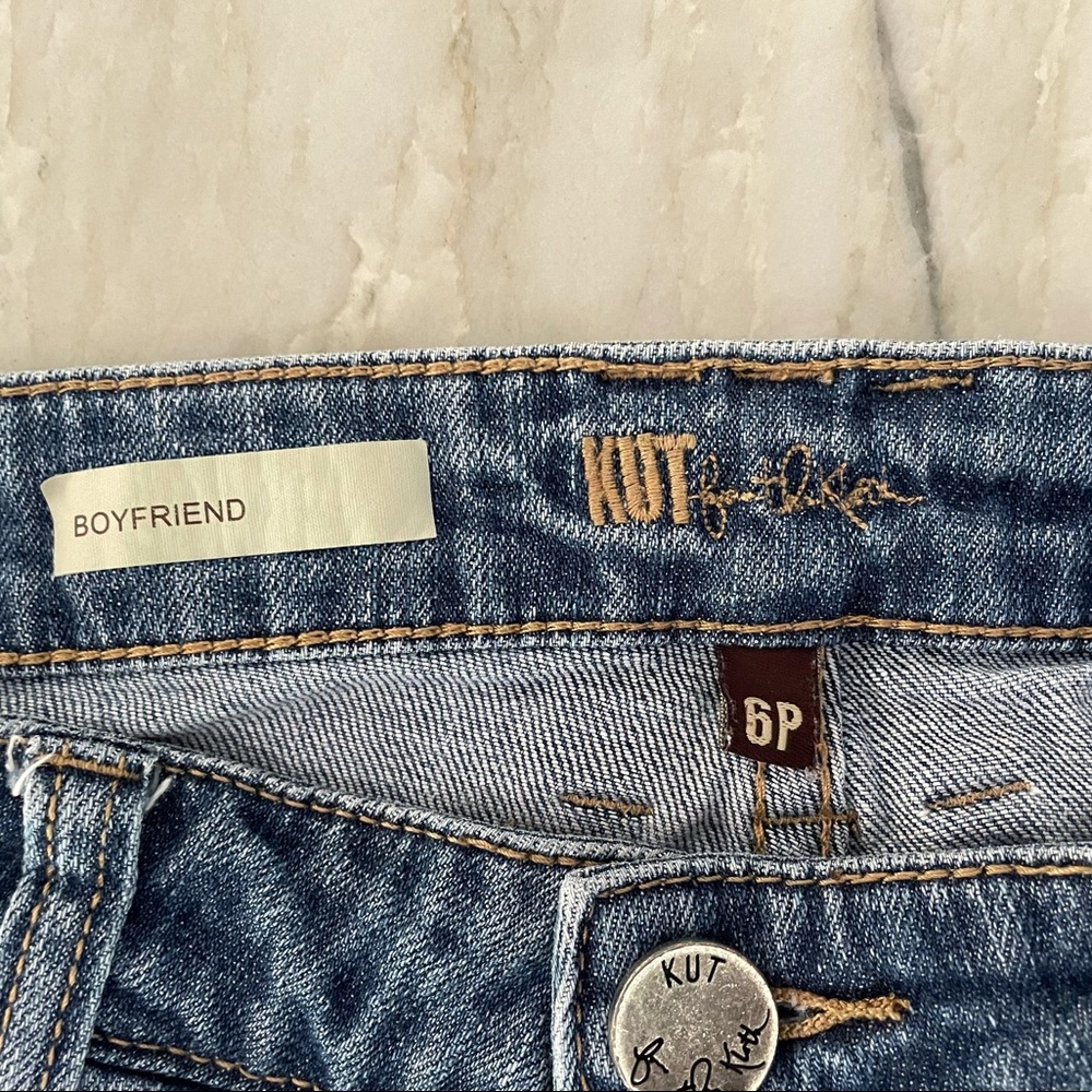 Kut from the Kloth, distressed boyfriend jeans, 6P